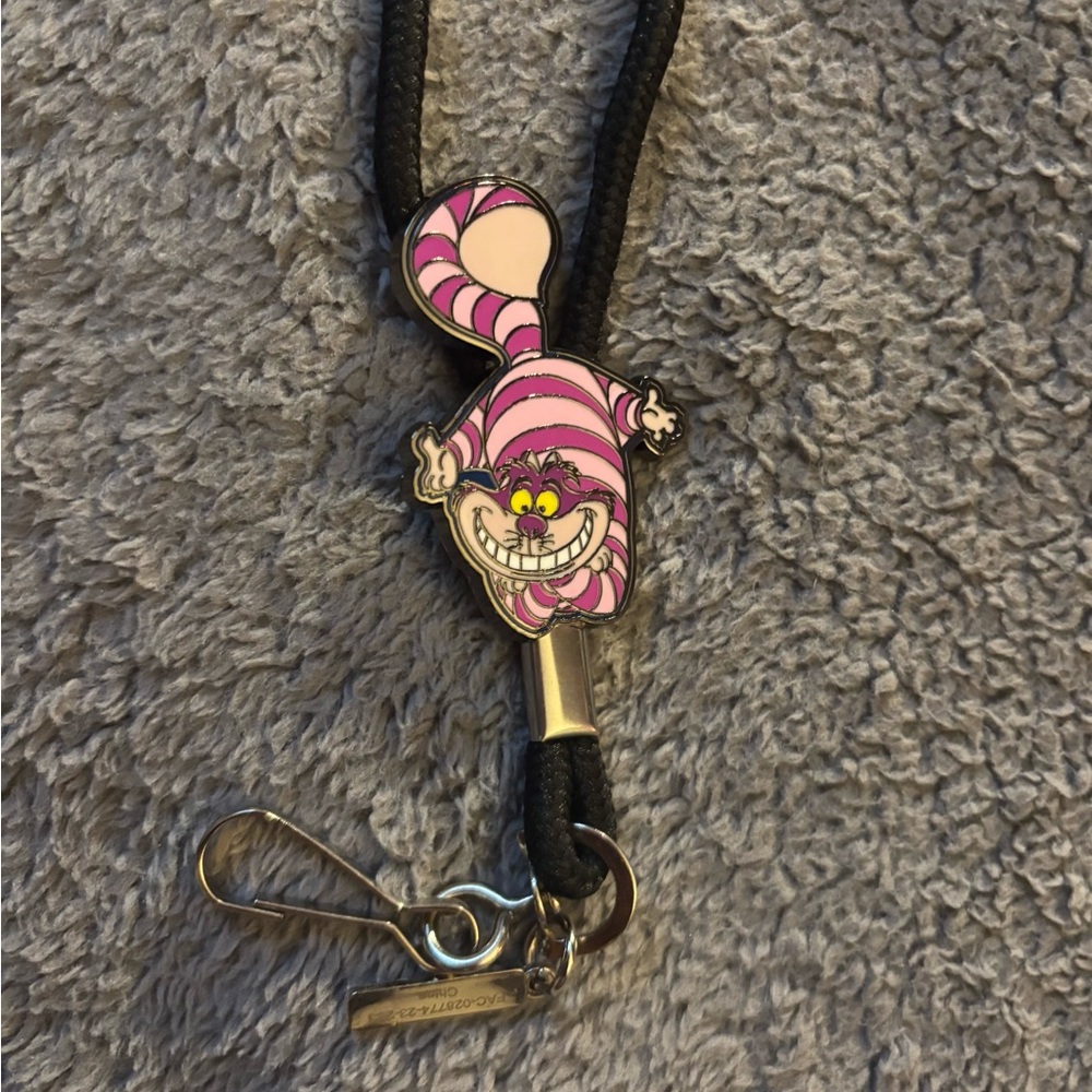 Disney Cast Member Cheshire Cat Lanyard